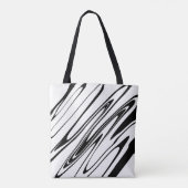 Abstracte Zebra afdrukken Tote Bag (Achterkant)