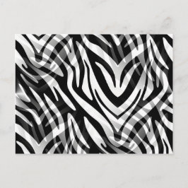 Abstracte Zebra Briefkaart