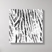 Abstracte Zebra canvas afdrukken (Voorkant)
