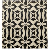 Abstracte Zebra Douchegordijn (Voorkant)