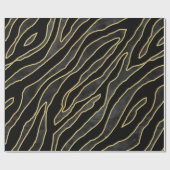 Abstracte zebra gestreept. Afdrukafbeelding van di Cadeaupapier (Vlak)