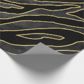 Abstracte zebra gestreept. Afdrukafbeelding van di Cadeaupapier (Hoek)