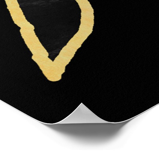 Abstracte zebra gestreept. Afdrukafbeelding van di Poster (Hoek)