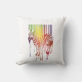 abstracte zebra kussen