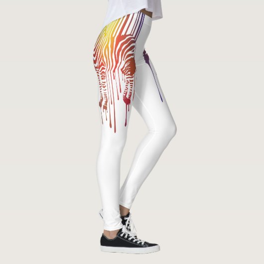 Abstracte Zebra Leggings (Rechts)