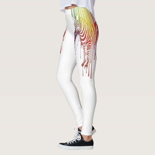 Abstracte Zebra Leggings (Links)