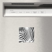 Abstracte Zebra magneet (Insitu (Vaatwasser))