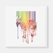 abstracte zebra magneet (Voorkant)