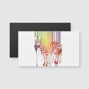 Abstracte Zebra Magnetische Visitekaartjes