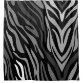 Abstracte zebra regenboogkoele patroongordijn douchegordijn (Voorkant)