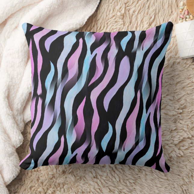 Abstracte Zebra Stripes Pillow Kussen (Deken)