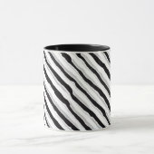 Abstracte Zebra Swirl Mok (Midden)