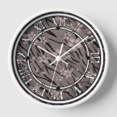 Abstracte zebra tijgerleerbloemen (Voorkant)