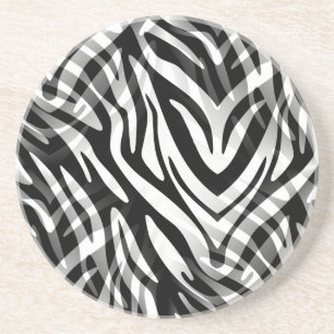 Abstracte Zebra Zandsteen Onderzetter