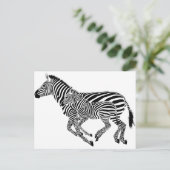 Abstracte Zebra's Moeder en Kind Briefkaart (Staand voorkant)