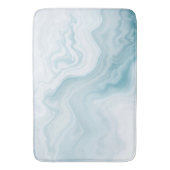 Abstracte Zee Foam Rendering met delicate wervelin Badmat (Voorkant Verticaal)