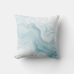 Abstracte Zee Foam Rendering met delicate wervelin Kussen