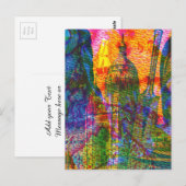  Abstracte Zee reistower Briefkaart (Voorkant / Achterkant)