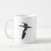 Abstracte zee vogels koffiemok (Links)