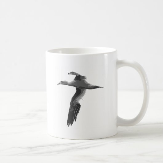 Abstracte zee vogels koffiemok (Rechts)
