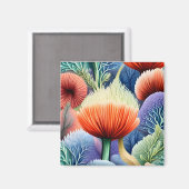 Abstracte Zee vormen Magneet (Voorkant / Achterkant)