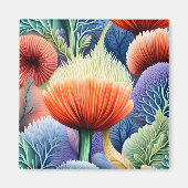 Abstracte Zee vormen Magneet (Voorkant)