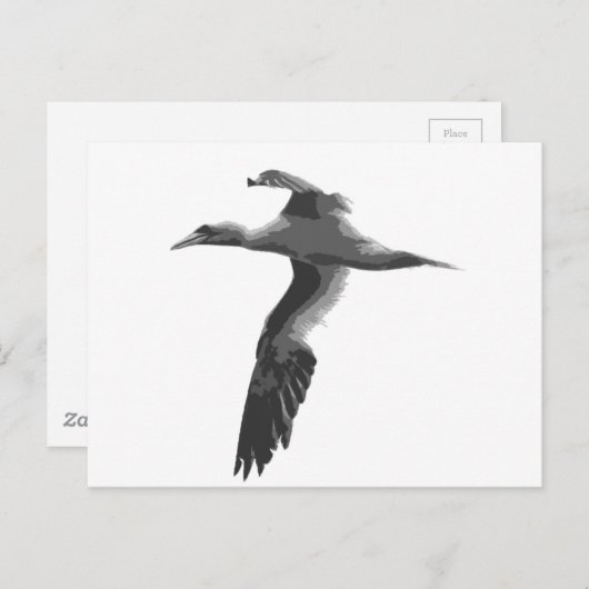 Abstracte Zeeen vogels Briefkaart (Voorkant / Achterkant)