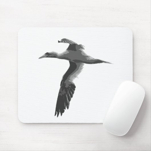 Abstracte Zeeen vogels Muismat (Met muis)