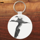 Abstracte Zeeen vogels Sleutelhanger (Voorkant)