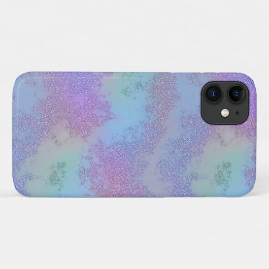 Abstracte zeemeermin glitter telefoonhoes Case-Mate iPhone case (Achterkant (horizontaal))