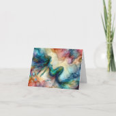 ABSTRACTE ZEEMEERMINNEN LEVENDIGE ALCOHOLINKT KAART (Voorkant)