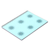 Abstracte zeemijttegels notitieboek (Linkerzijde)