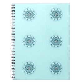 Abstracte zeemijttegels notitieboek