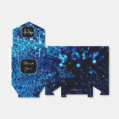 Abstracte zeepbellen Monogram Bedankdoosjes (Uitgevouwen)