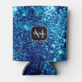 Abstracte zeepbellen Monogram Blikjeskoeler (Voorkant)