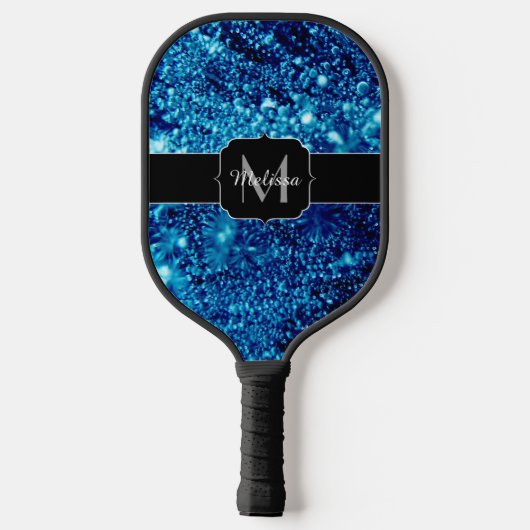 Abstracte zeepbellen Monogram Pickleball Paddle (Achterkant)