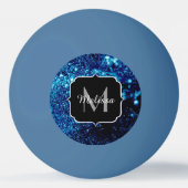 Abstracte zeepbellen Monogram Pingpongbal (Voorkant)