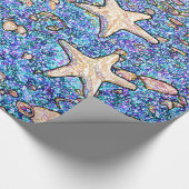 Abstracte zeepbellen op zandpakpapier cadeaupapier (Hoek)