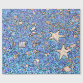 Abstracte zeepbellen op zandpakpapier cadeaupapier (Vlak)