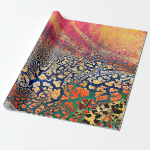 Abstracte, zeer gedetailleerde, getextureerde grun cadeaupapier