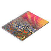 Abstracte, zeer gedetailleerde, getextureerde grun notitieboek (Linkerzijde)
