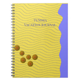 Abstracte zeeschelpen op de kustlijn notitieboek