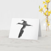 Abstracte Zeevogels Kaart (Gele Bloem)