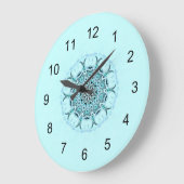 Abstracte zeewater grote klok (Hoek)