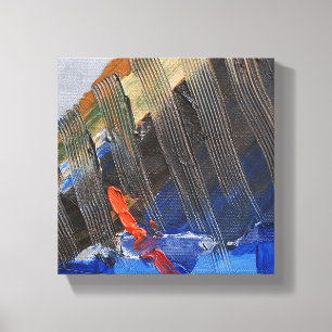 Abstracte zeilen canvas afdruk