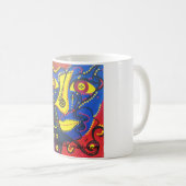 Abstracte zelfportret1 koffiemok (Voorkant rechts)