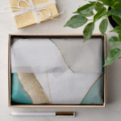 Abstracte Zen Achtergrond Gouden Zeal Groene Decou Tissuepapier (Geschenk)