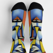 Abstracte Zen Cubist Socks Sokken (Top)