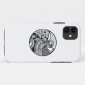 Abstracte Zendala over cirkel Case-Mate iPhone Case (Achterkant (horizontaal))