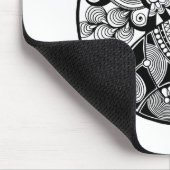 Abstracte Zendala over cirkel Muismat (Hoek)